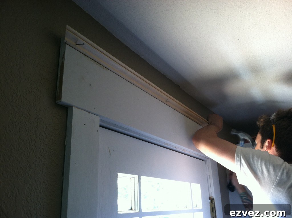 Make It Monday: DIY Decorative Door and Window Molding Guide 8 backing pieces