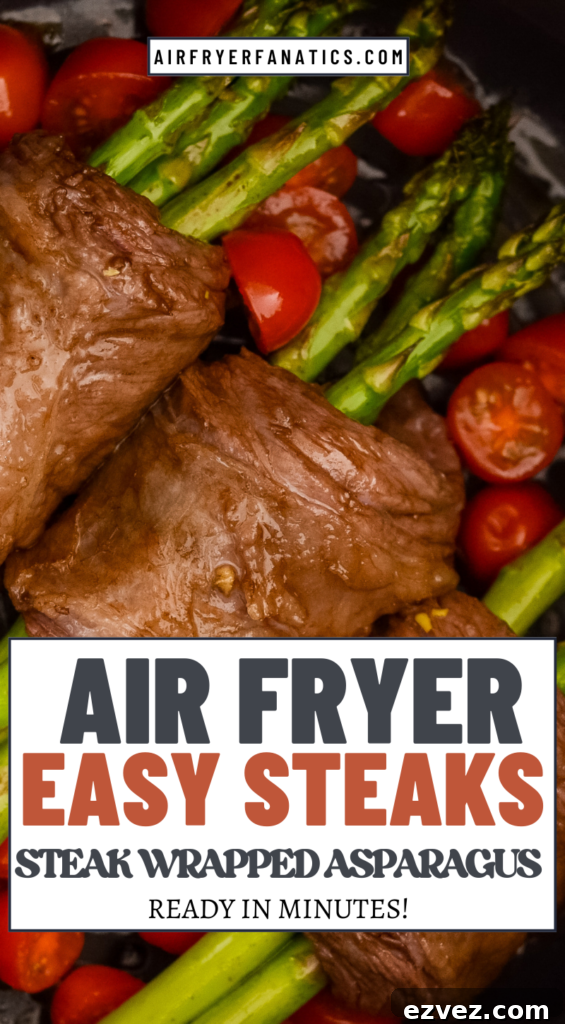air fryer steak wrapped asapargus