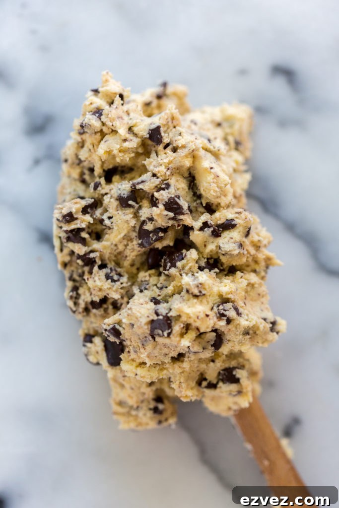 Chocolate Chunk Shortbread Cookie dough