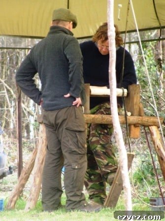 Jonny on the Pole Lathe Jonny on the Pole Lathe