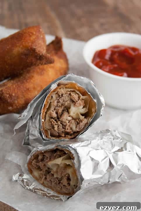 Philly Cheesesteak Egg Rolls: Crispy Steak and Cheese Appetizers 2 cheesesteak-eggrolls-13