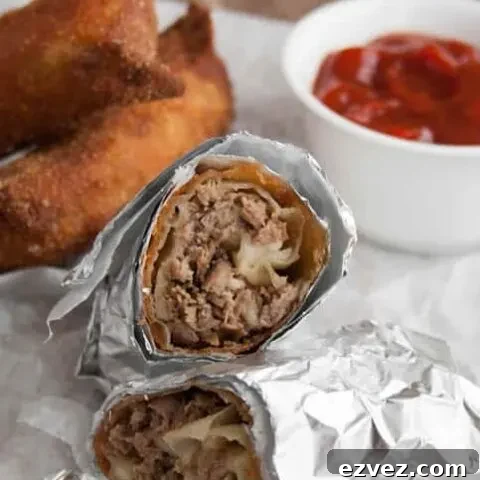 Cheesesteak Eggrolls