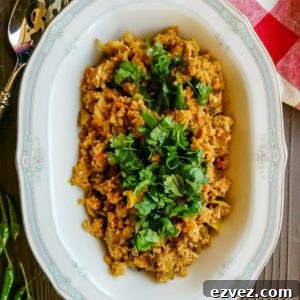 keema karele ground beef bitter mellon