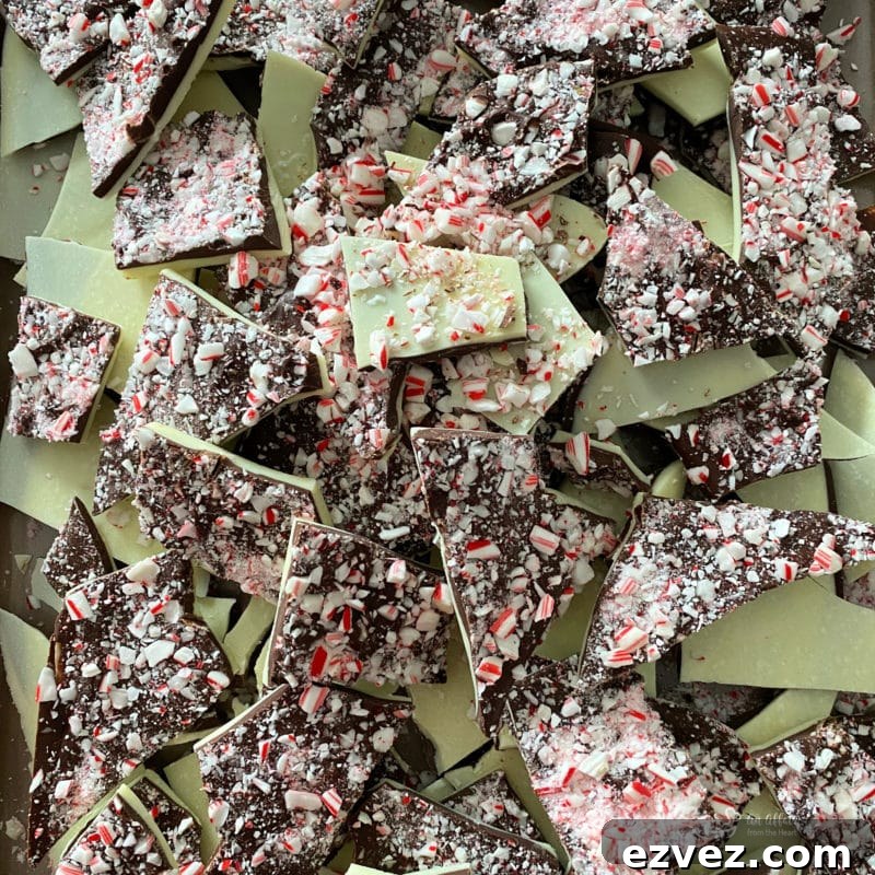 peppermint bark pieces