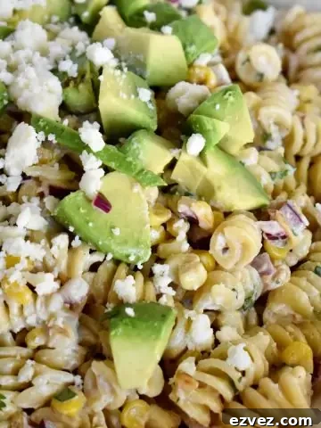 Elote Pasta Salad recipe.