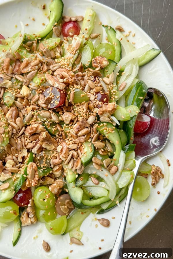 Crunchy California Grapes and Celery Salad