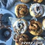 Browned Butter Brioche Scrolls with Tahini Caramel, Pistachios & Halva 6 img 208 5