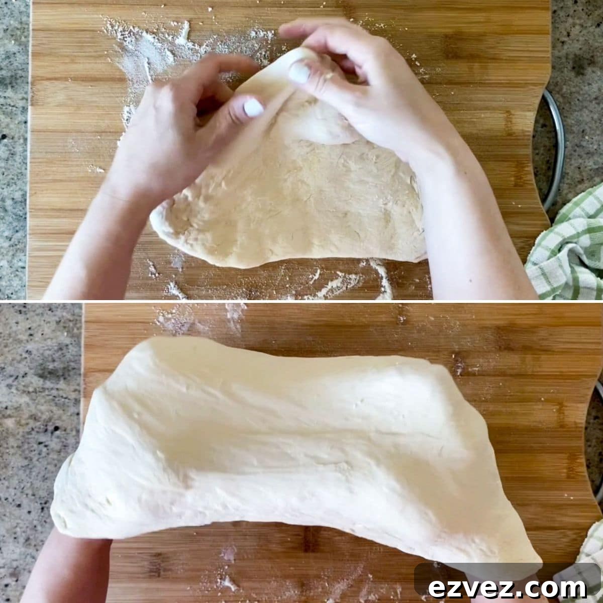 Stretching Pizza Dough By Hand