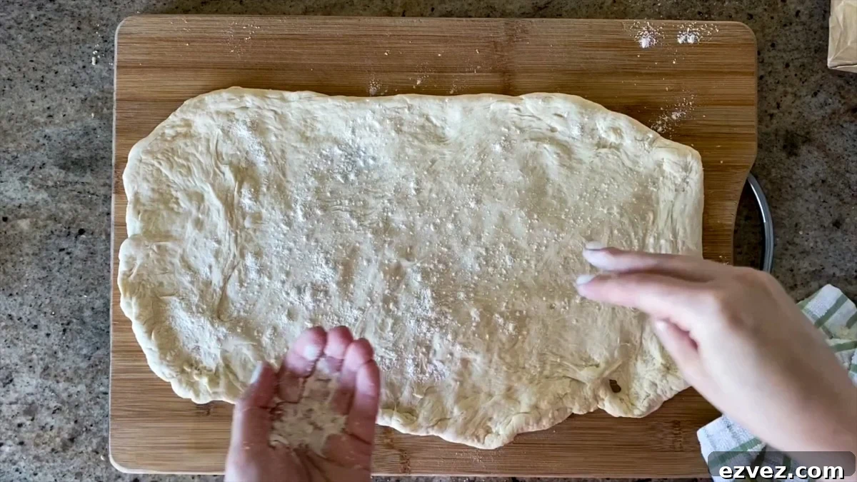 using flour to stretch pizza dough
