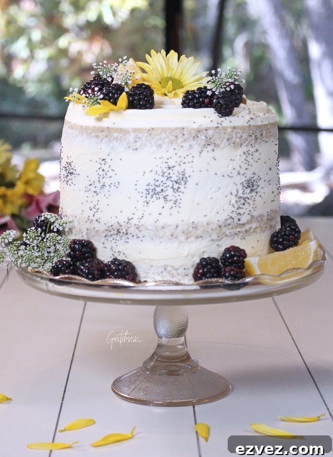 Lemon Poppy Cake