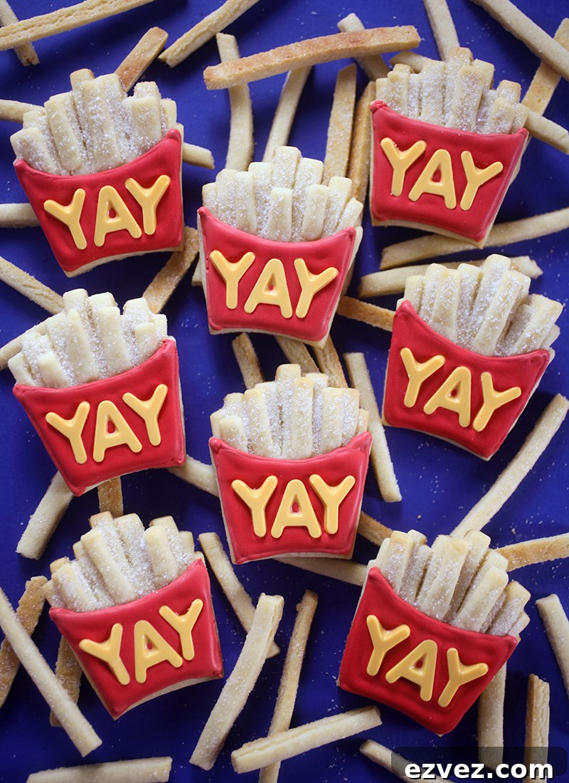 French Fry Sugar Cookies