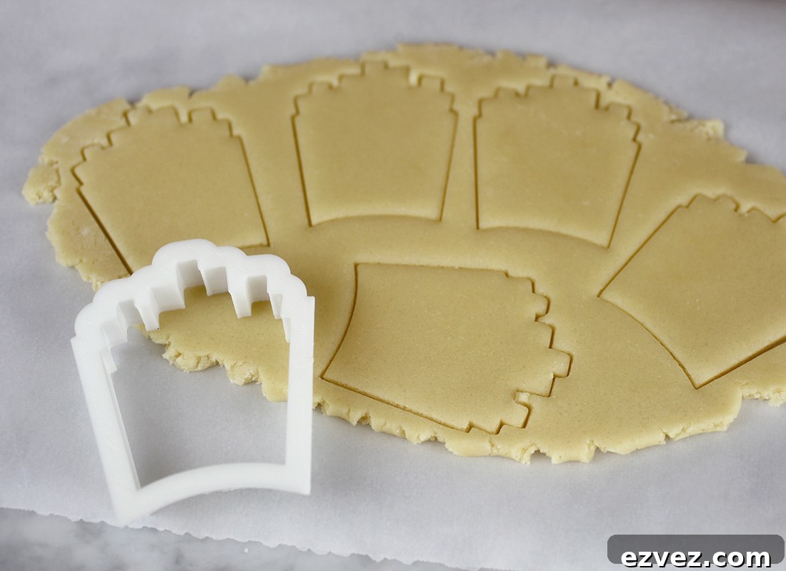 French Fry Carton Cookie Cutter