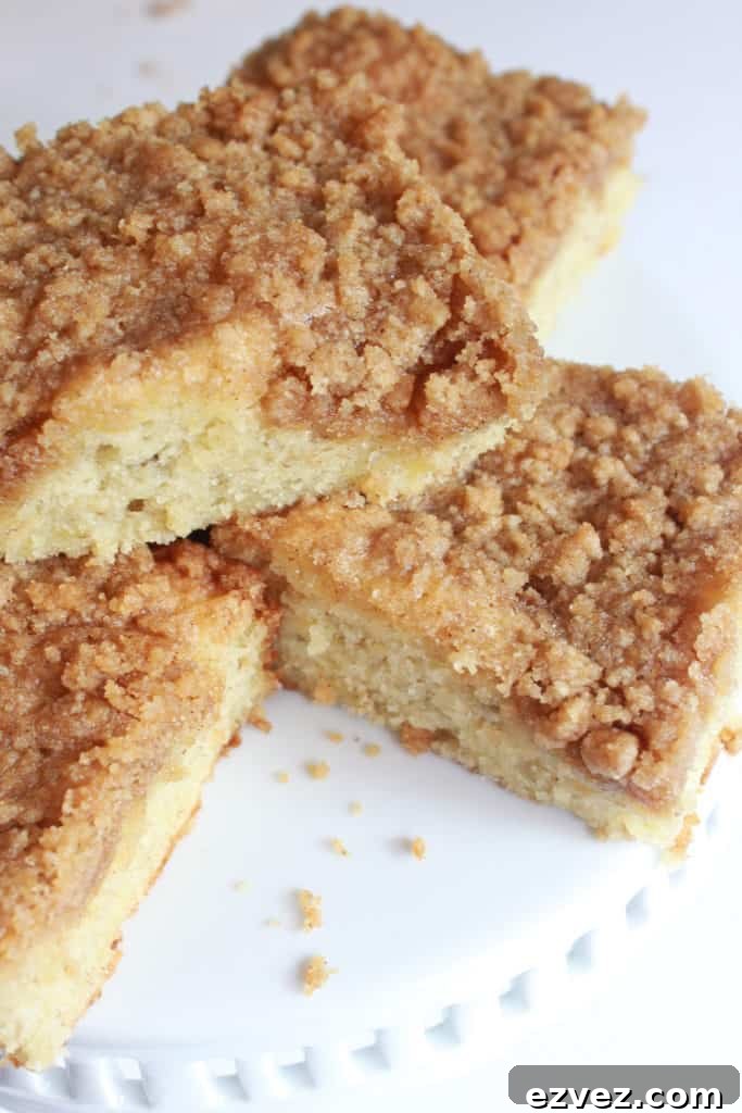 Sliced Banana Crumb Cake