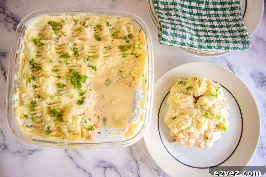 keto fish pie