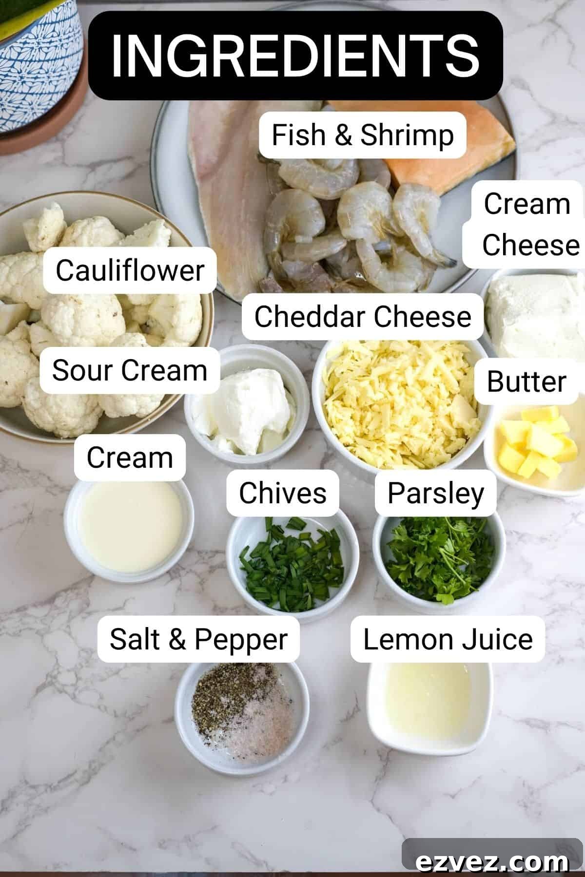 fish pie ingredients