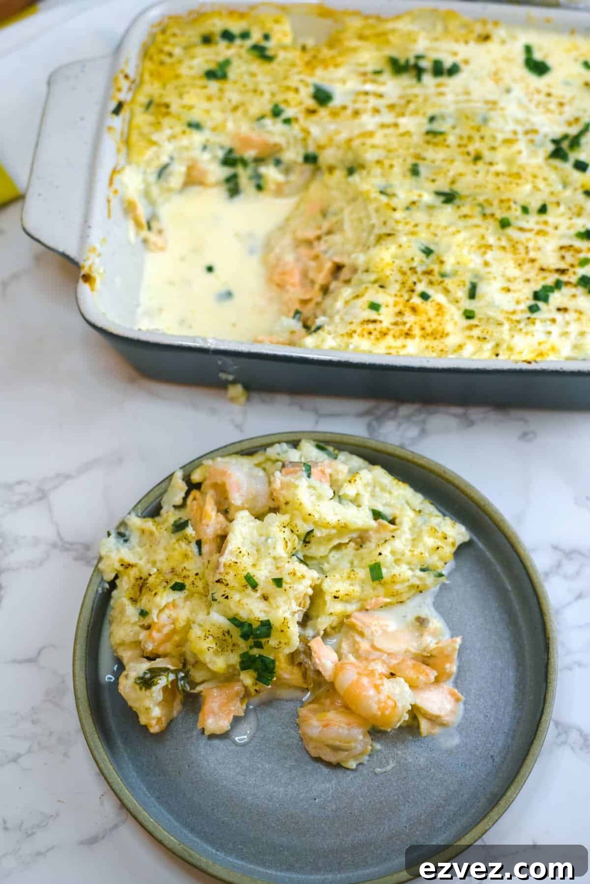 keto fish pie