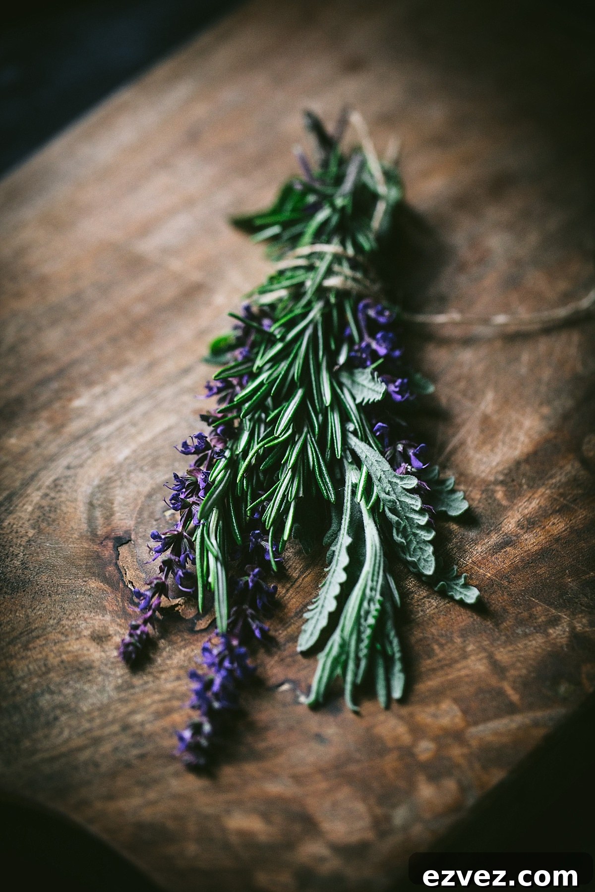 combination of herbs for including in guinness gravy and garnishing