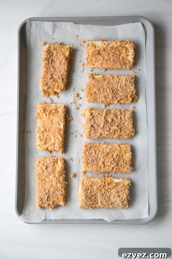 vegan crispy baked tofu breading