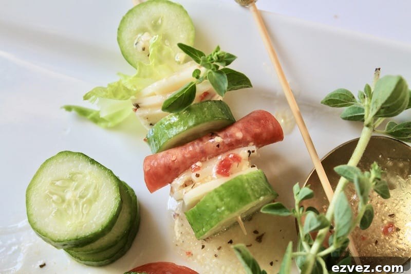 easy cold skewer appetizers