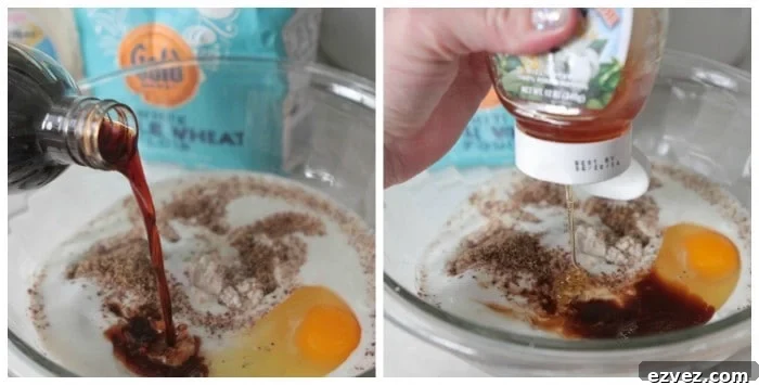 Honey Whole Wheat Pancakes
