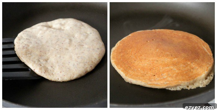 Honey Whole Wheat Pancakes