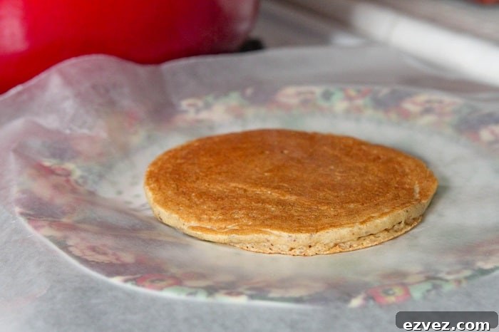 Honey Whole Wheat Pancakes
