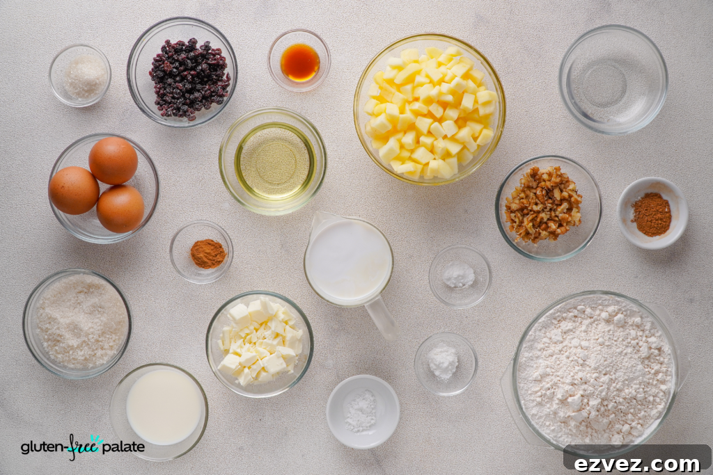 Here are the ingredients you'll need for applesauce cake.