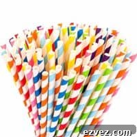 Fun Paper Straws