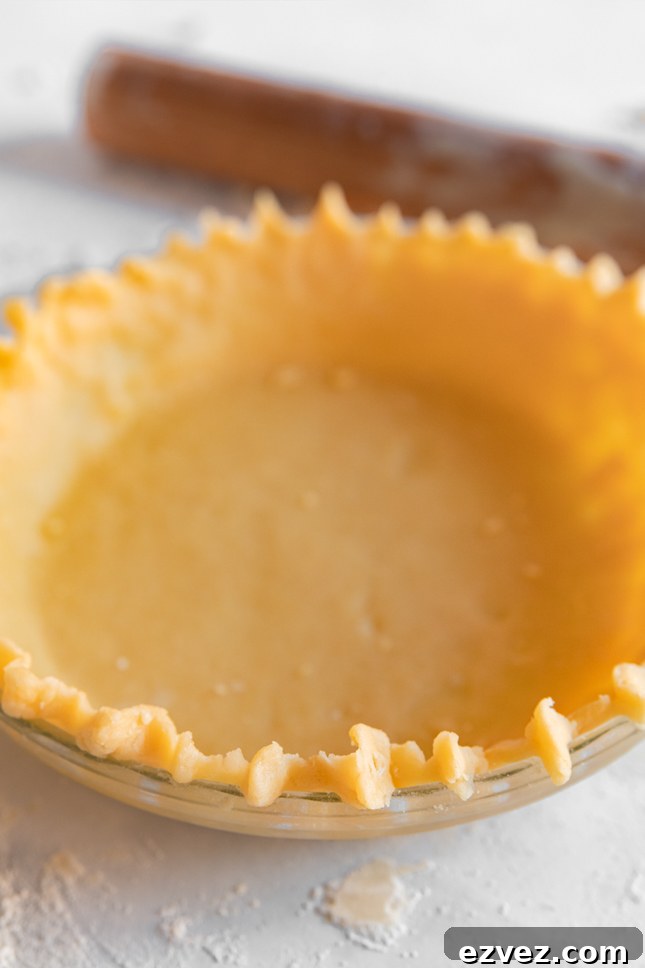 Photo of a vegan pie crust