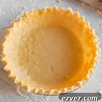 Square photo of a vegan pie crust