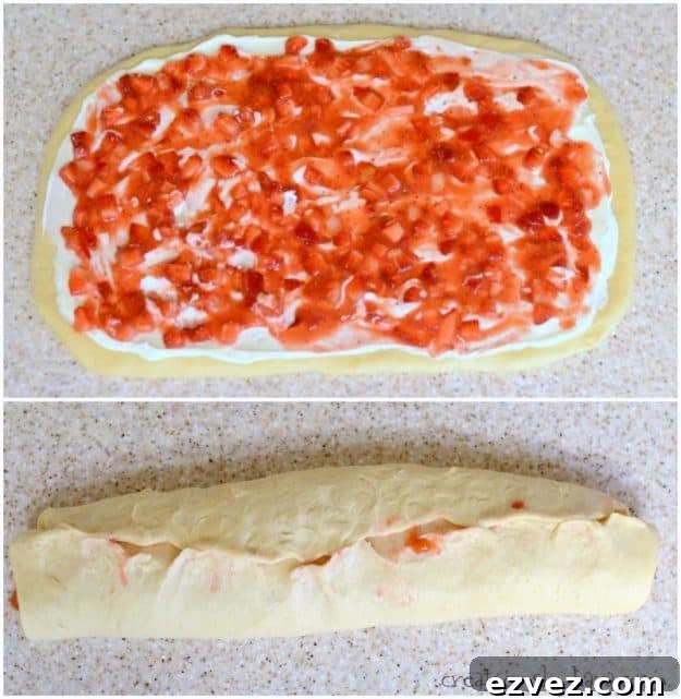 How to make overnight strawberry rolls