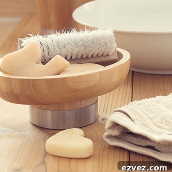 A wooden bowl with heart-shaped soap dish - perfect for cold process soap making with tallow.