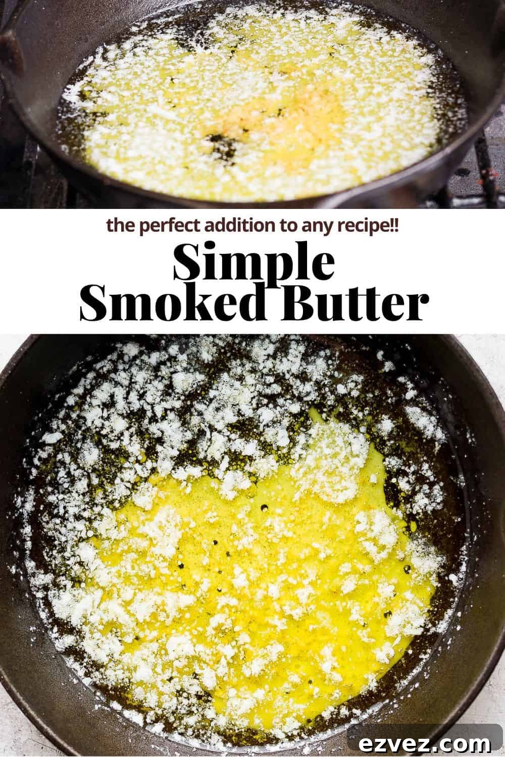 Pinterest image for smoked butter.
