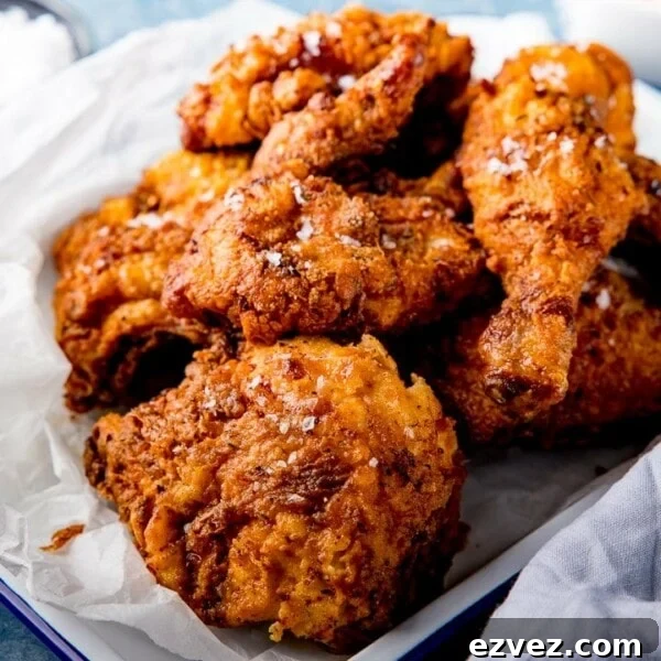 Crispy Beer Batter Recipe for Perfect Fried Fish and Vegetables 10 Pieces of crispy fried chicken on a tray