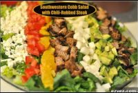 Southwestern Cobb Salad with Chili-Rubbed Steak Recipe