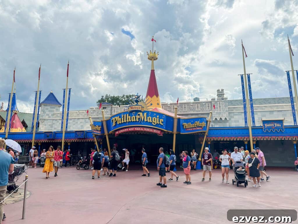 entrance to Mickey's PhilharMagic.
