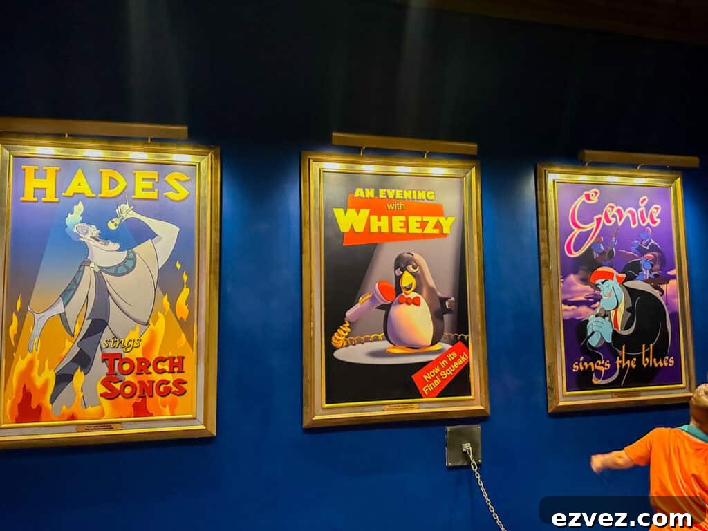other concert signs inside the Concert Hall for Mickey's PhilharMagic.