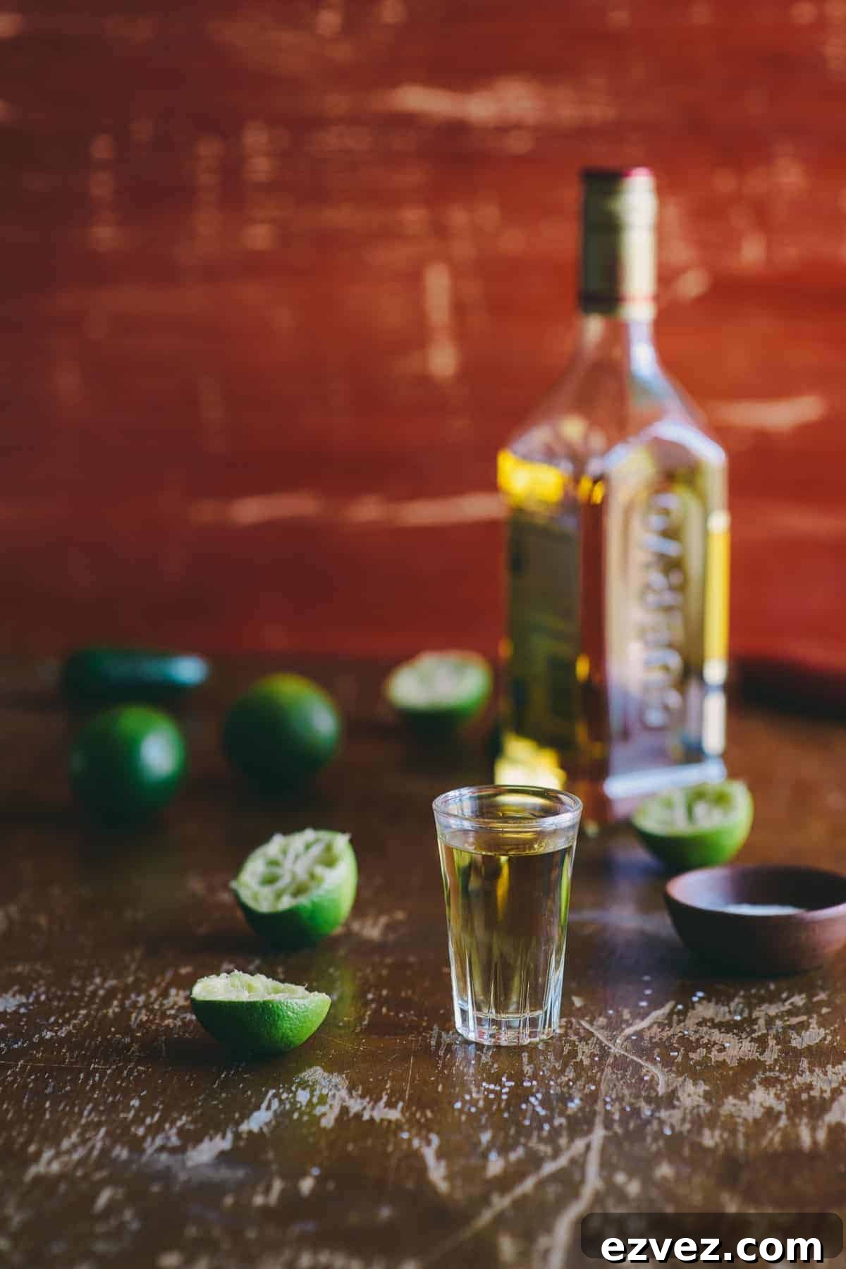 tequila and limes