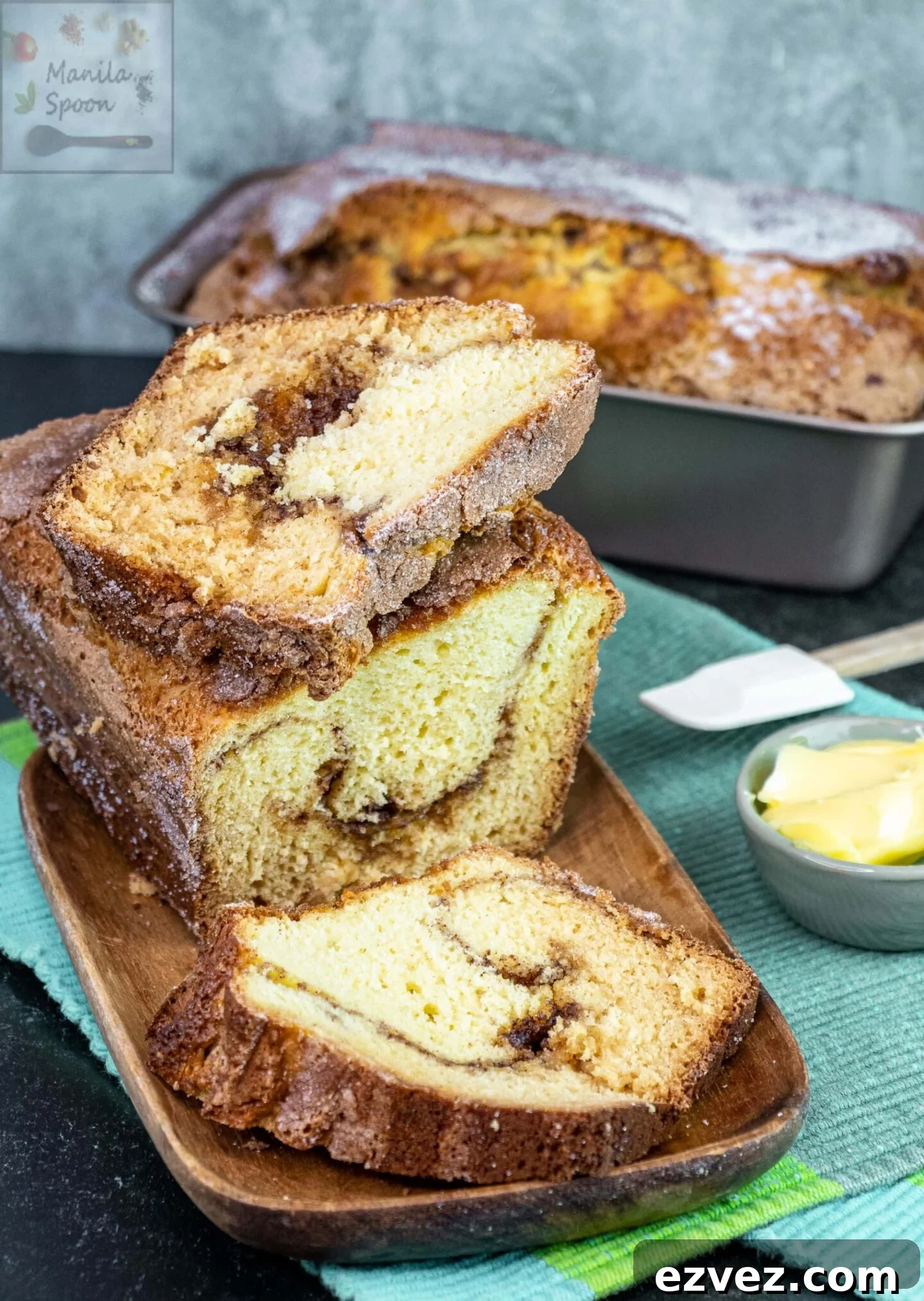 Amish Cinnamon Quick Bread Recipe Without Yeast or Starter 2 This delicious Amish Cinnamon Bread has the perfect amount of sweetness and cinnamon spice. With this quick and easy version of the traditional Amish treat, there’s no need for any yeast or starter, so you can enjoy a tender, moist, and super yummy bread in no time! Great for breakfast or anytime you fancy a snack!