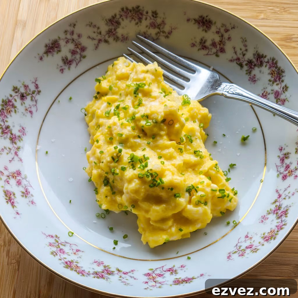 Achieve the Creamiest Soft Scrambled Eggs Every Time 2 Soft scrambled eggs on toast