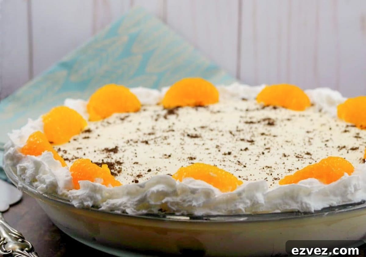 Whole dairy-free Orange Creamsicle pie