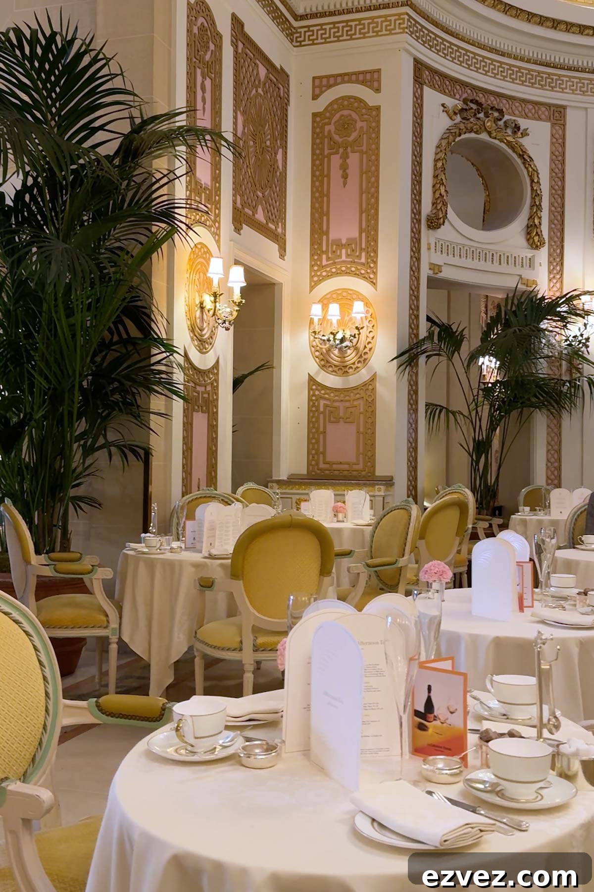The Ritz dining room