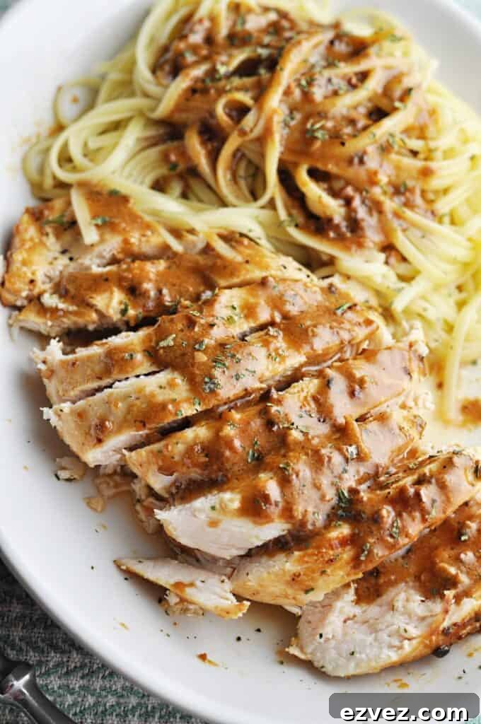 Garlic Butter Chicken Pasta with Golden Browned Flavor 2 Chicken and Pasta with garlic butter sauce