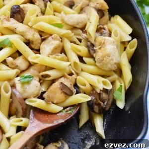 Gluten Free Chicken Marsala, an easy weeknight meal. From What The Fork Food Blog | whattheforkfoodblog.com