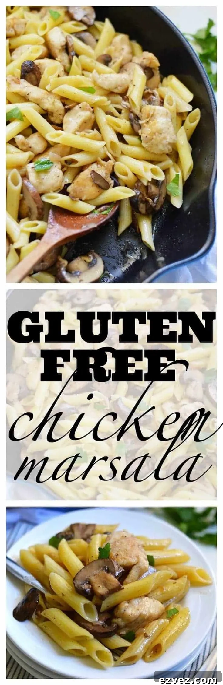 Gluten Free Chicken Marsala from What The Fork Food Blog. An easy and delicious weeknight dinner that's good enough for company.