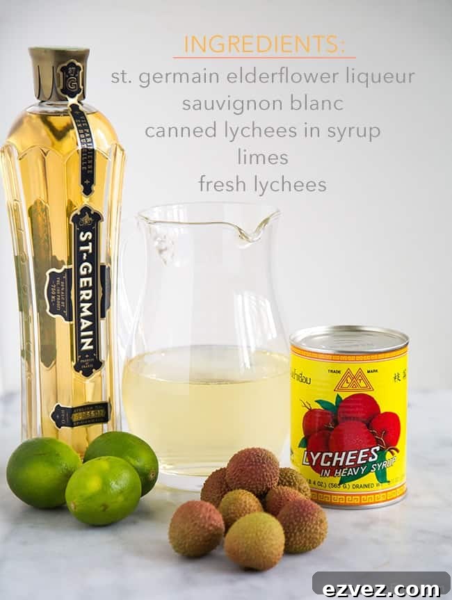 Lychee Sangria Ingredients 