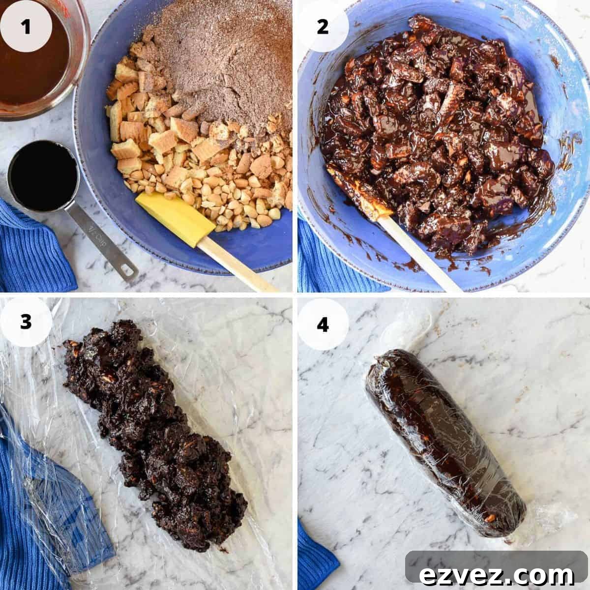 Four step process to making this recipe as in the recipe card.