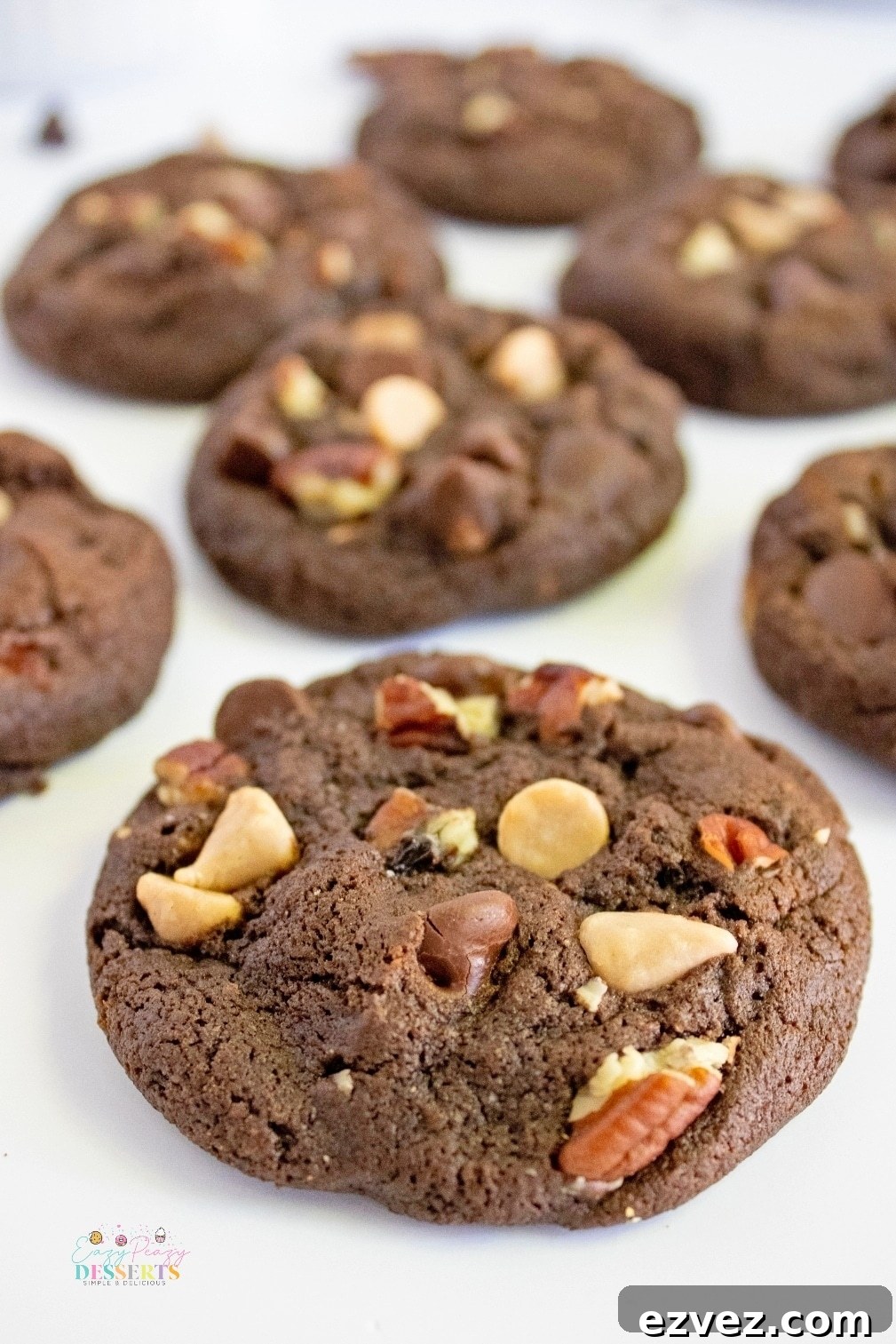 Pecan turtle cookies