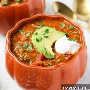 Instant Pot Pumpkin Turkey Chili