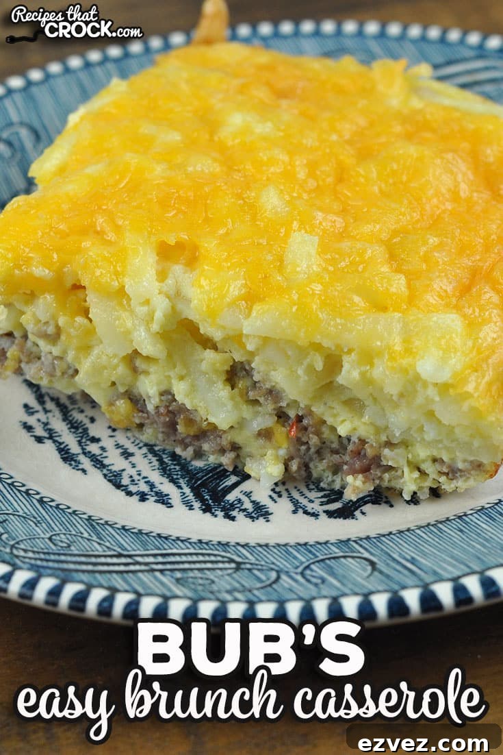 If you are in the mood for a delicious and easy casserole for brunch or breakfast, check out this Bub’s Easy Brunch Casserole.